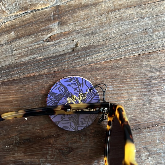 Karen Walker sunglasses in tortoise with dust cloth and case - NWT - Picture 5 of 7